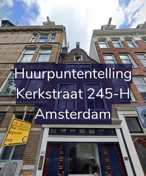 Foto gevel Huurpuntentelling voor Kerkstraat 245-H, Amsterdam