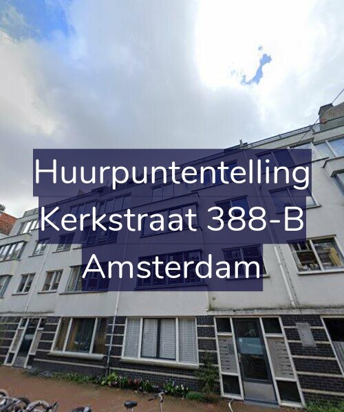Foto gevel Huurpuntentelling voor Kerkstraat 388-B, Amsterdam