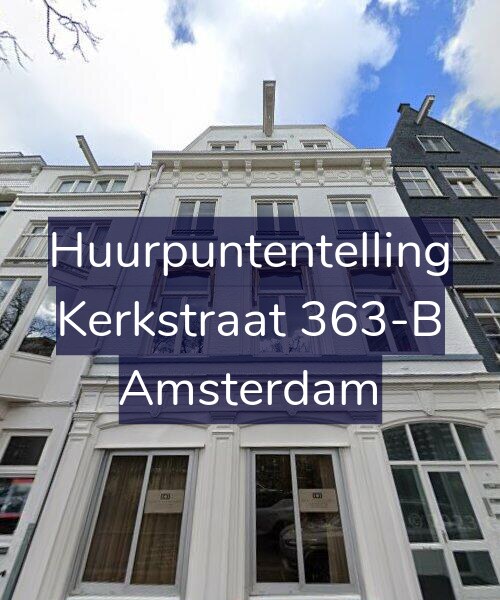 Foto gevel Huurpuntentelling voor Kerkstraat 363-B, Amsterdam