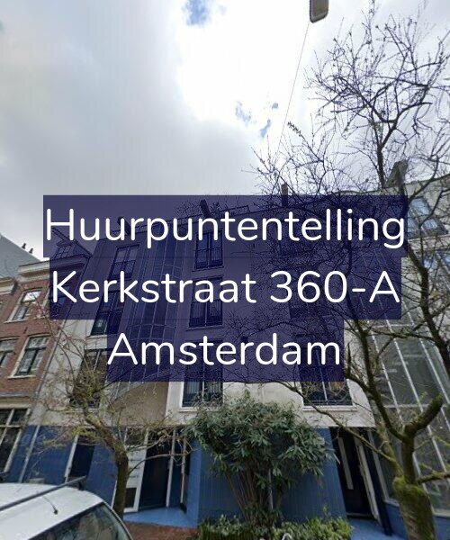 Foto gevel Huurpuntentelling voor Kerkstraat 360-A, Amsterdam