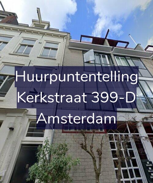 Foto gevel Huurpuntentelling voor Kerkstraat 399-D, Amsterdam