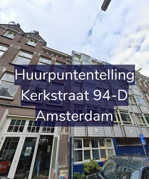 Foto gevel Huurpuntentelling voor Kerkstraat 94-D, Amsterdam