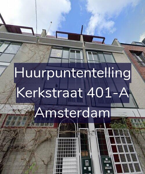 Foto gevel Huurpuntentelling voor Kerkstraat 401-A, Amsterdam