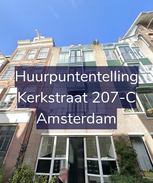 Foto gevel Huurpuntentelling voor Kerkstraat 207-C, Amsterdam