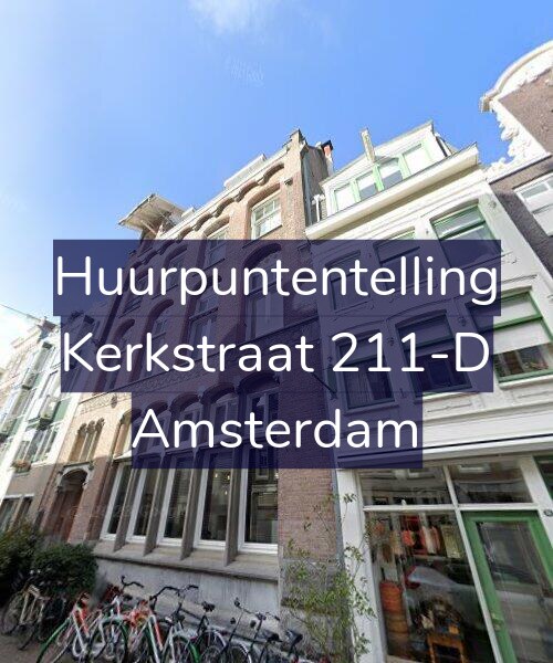 Foto gevel Huurpuntentelling voor Kerkstraat 211-D, Amsterdam