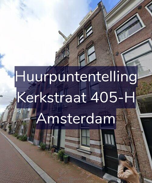 Foto gevel Huurpuntentelling voor Kerkstraat 405-H, Amsterdam