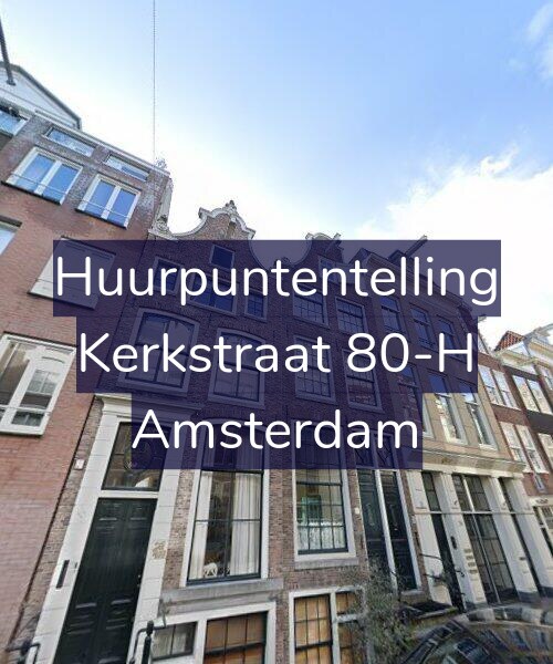 Foto gevel Huurpuntentelling voor Kerkstraat 80-H, Amsterdam