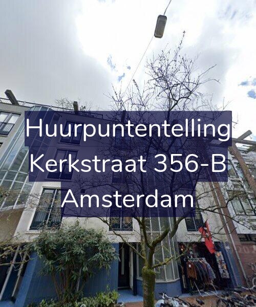 Foto gevel Huurpuntentelling voor Kerkstraat 356-B, Amsterdam