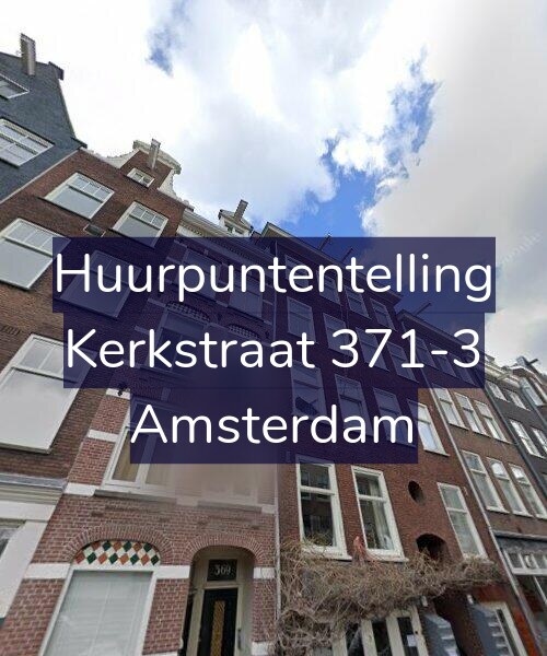 Foto gevel Huurpuntentelling voor Kerkstraat 371-3, Amsterdam