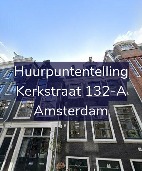 Foto gevel Huurpuntentelling voor Kerkstraat 132-A, Amsterdam