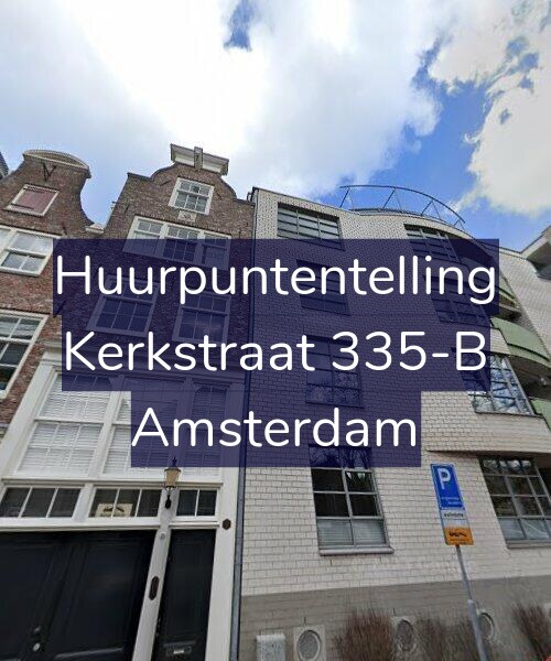 Foto gevel Huurpuntentelling voor Kerkstraat 335-B, Amsterdam
