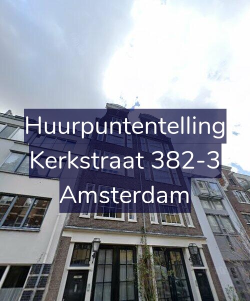 Foto gevel Huurpuntentelling voor Kerkstraat 382-3, Amsterdam