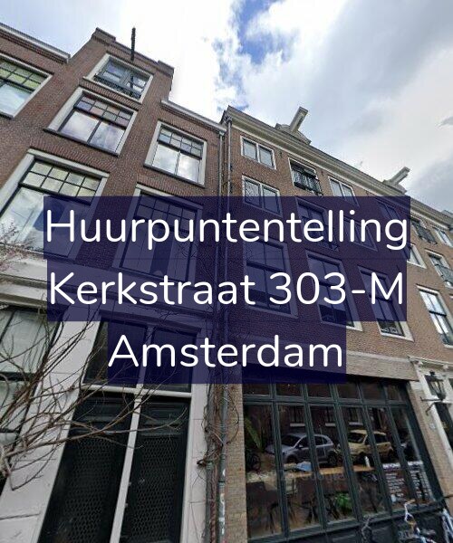 Foto gevel Huurpuntentelling voor Kerkstraat 303-M, Amsterdam