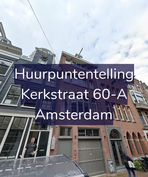 Foto gevel Huurpuntentelling voor Kerkstraat 60-A, Amsterdam