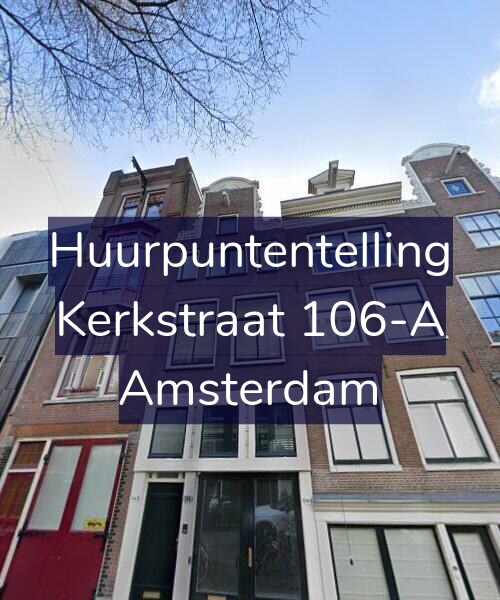 Foto gevel Huurpuntentelling voor Kerkstraat 106-A, Amsterdam