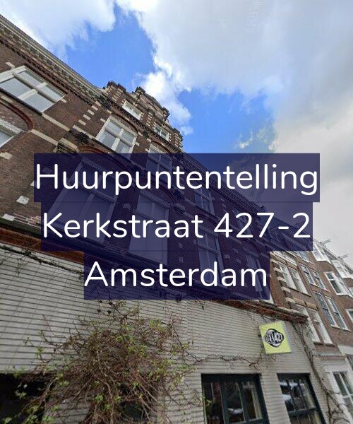 Foto gevel Huurpuntentelling voor Kerkstraat 427-2, Amsterdam