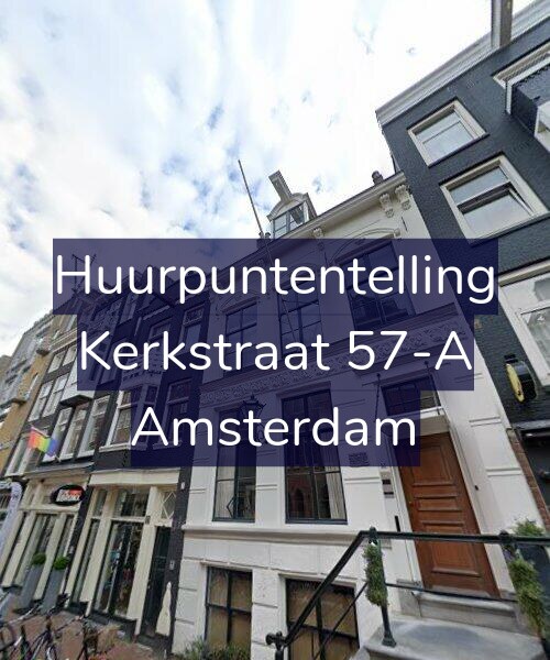 Foto gevel Huurpuntentelling voor Kerkstraat 57-A, Amsterdam
