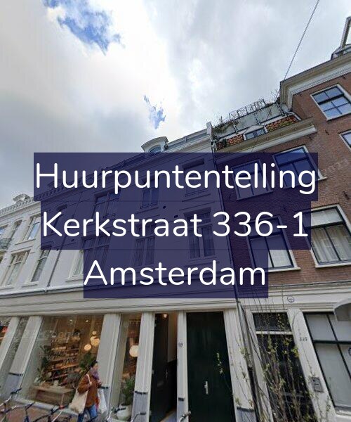Foto gevel Huurpuntentelling voor Kerkstraat 336-1, Amsterdam