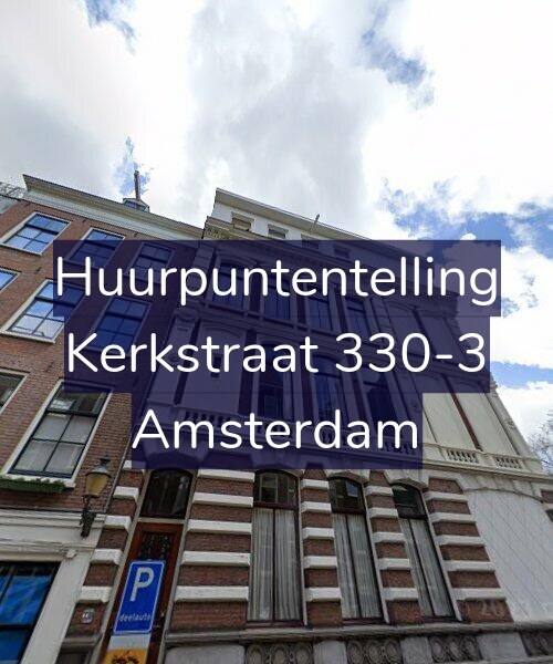 Foto gevel Huurpuntentelling voor Kerkstraat 330-3, Amsterdam