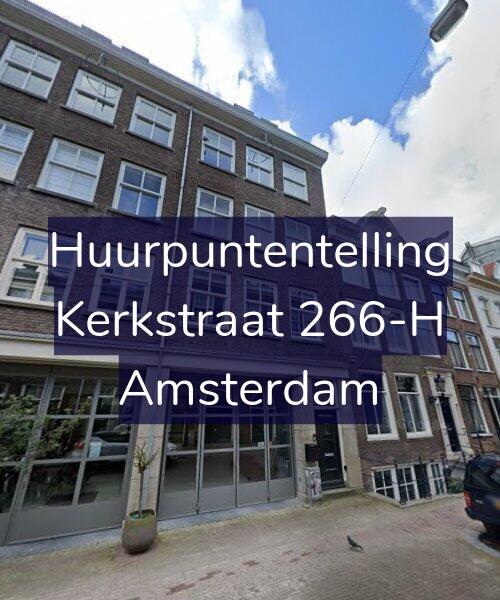 Foto gevel Huurpuntentelling voor Kerkstraat 266-H, Amsterdam