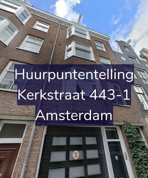 Foto gevel Huurpuntentelling voor Kerkstraat 443-1, Amsterdam