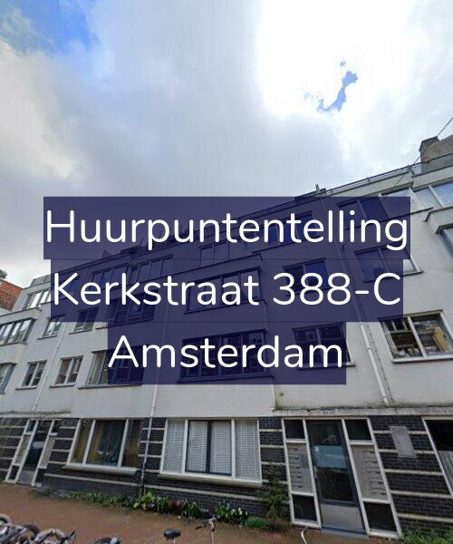 Foto gevel Huurpuntentelling voor Kerkstraat 388-C, Amsterdam