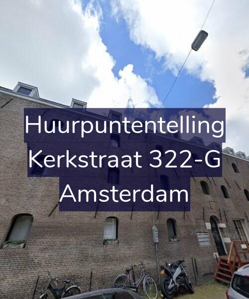 Foto gevel Huurpuntentelling voor Kerkstraat 322-G, Amsterdam