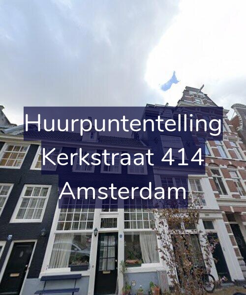 Foto gevel Huurpuntentelling voor Kerkstraat 414, Amsterdam