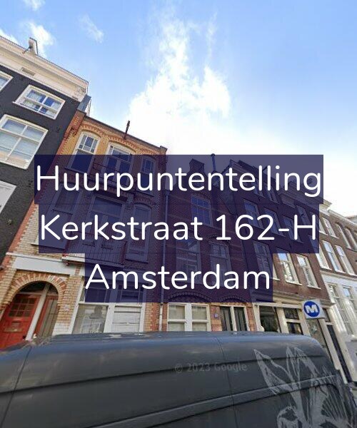 Foto gevel Huurpuntentelling voor Kerkstraat 162-H, Amsterdam