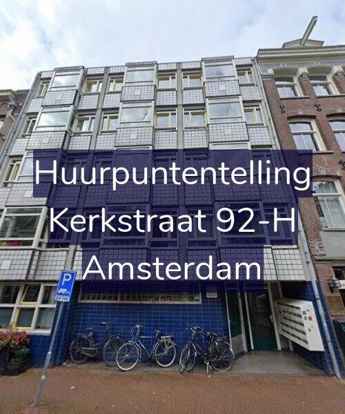 Foto gevel Huurpuntentelling voor Kerkstraat 92-H, Amsterdam