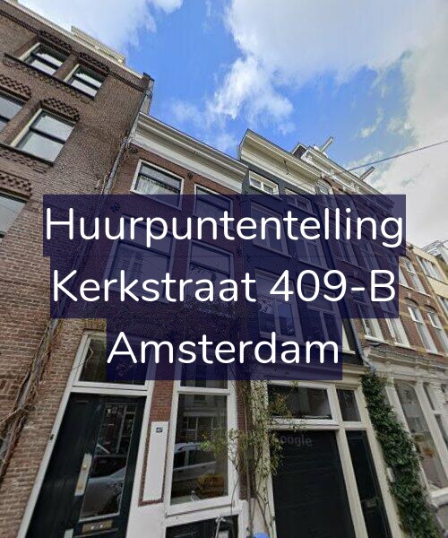 Foto gevel Huurpuntentelling voor Kerkstraat 409-B, Amsterdam