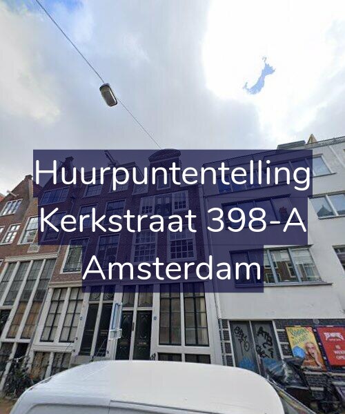 Foto gevel Huurpuntentelling voor Kerkstraat 398-A, Amsterdam