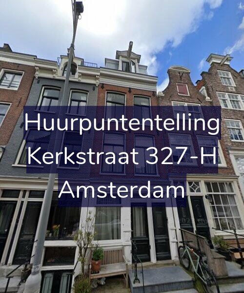 Foto gevel Huurpuntentelling voor Kerkstraat 327-H, Amsterdam