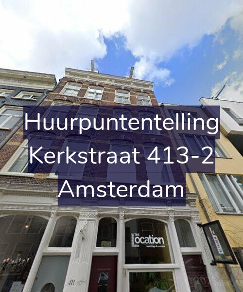 Foto gevel Huurpuntentelling voor Kerkstraat 413-2, Amsterdam