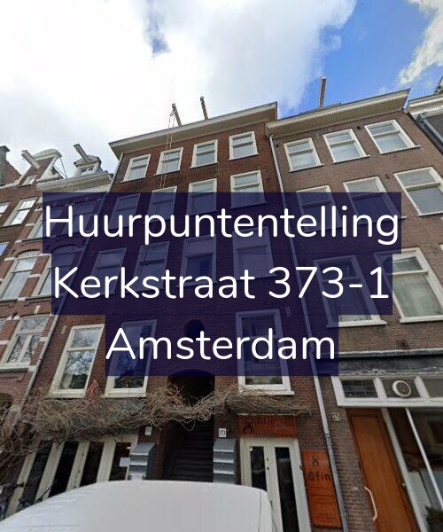 Foto gevel Huurpuntentelling voor Kerkstraat 373-1, Amsterdam