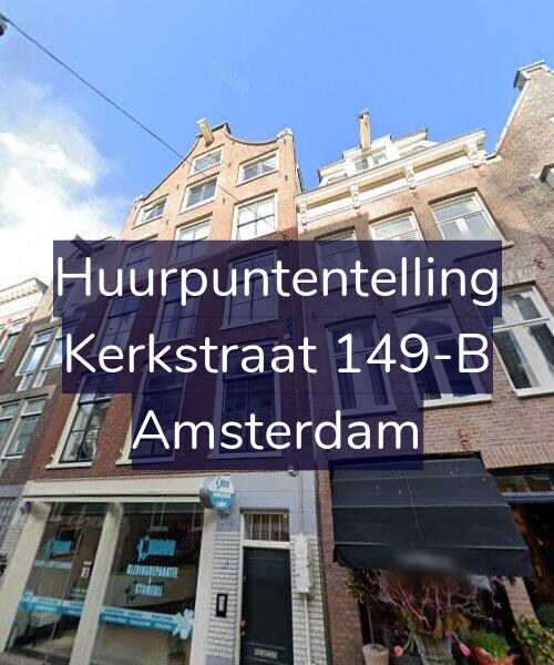 Foto gevel Huurpuntentelling voor Kerkstraat 149-B, Amsterdam