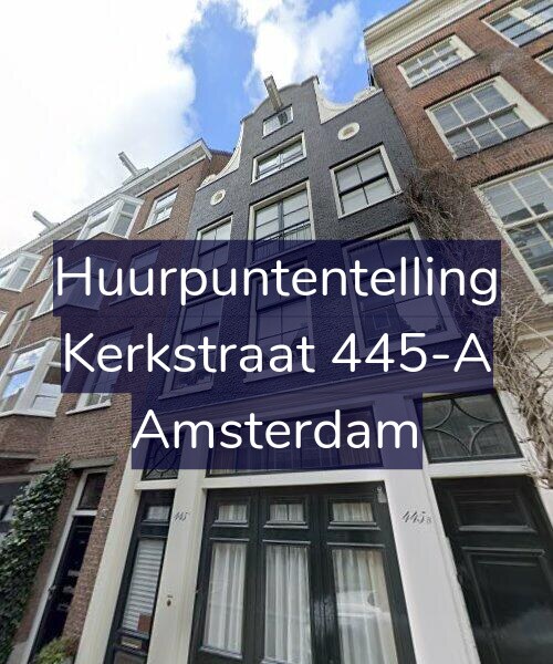 Foto gevel Huurpuntentelling voor Kerkstraat 445-A, Amsterdam