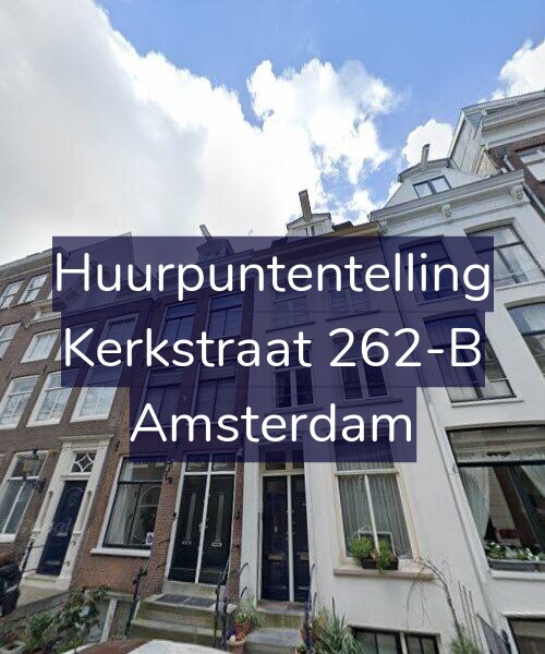 Foto gevel Huurpuntentelling voor Kerkstraat 262-B, Amsterdam