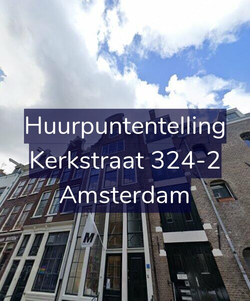 Foto gevel Huurpuntentelling voor Kerkstraat 324-2, Amsterdam