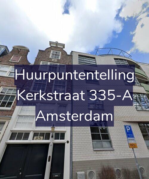 Foto gevel Huurpuntentelling voor Kerkstraat 335-A, Amsterdam