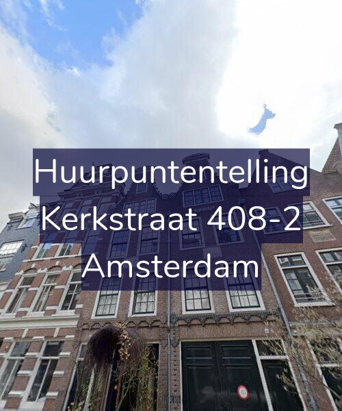 Foto gevel Huurpuntentelling voor Kerkstraat 408-2, Amsterdam