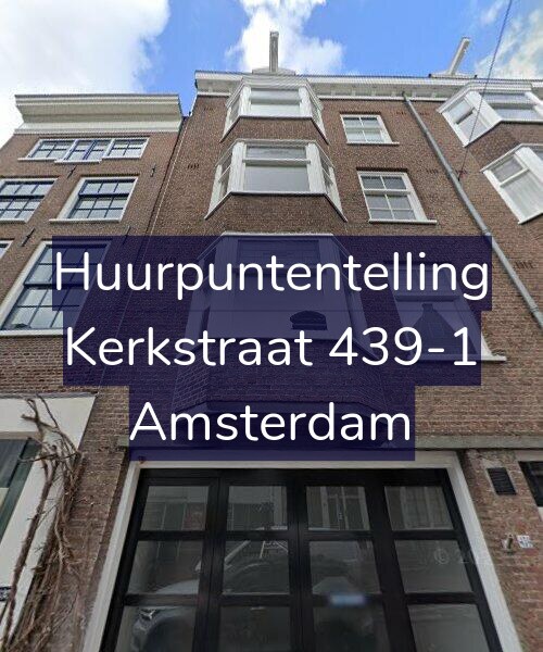 Foto gevel Huurpuntentelling voor Kerkstraat 439-1, Amsterdam