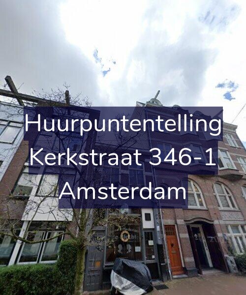 Foto gevel Huurpuntentelling voor Kerkstraat 346-1, Amsterdam