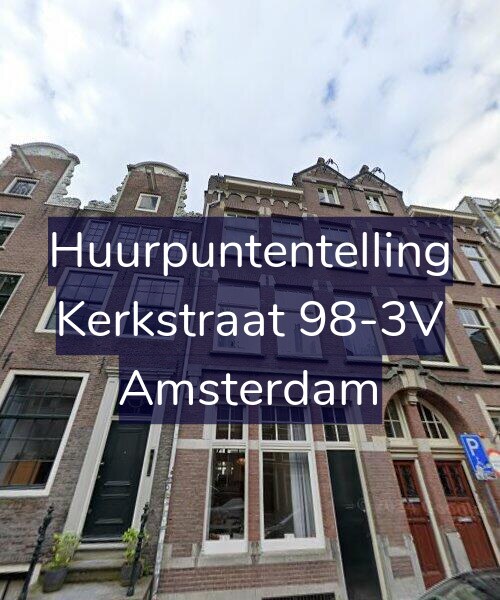Foto gevel Huurpuntentelling voor Kerkstraat 98-3V, Amsterdam