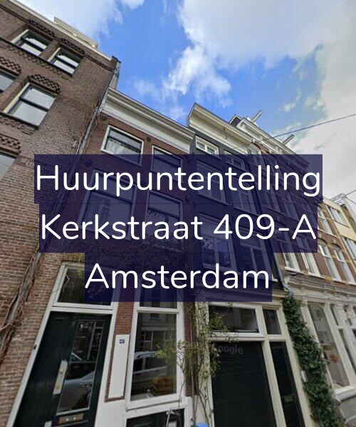 Foto gevel Huurpuntentelling voor Kerkstraat 409-A, Amsterdam