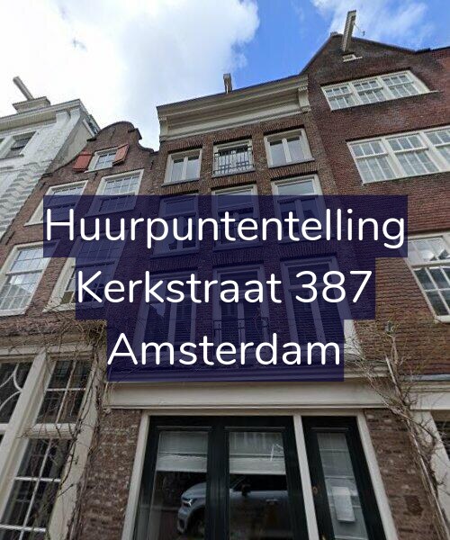 Foto gevel Huurpuntentelling voor Kerkstraat 387, Amsterdam