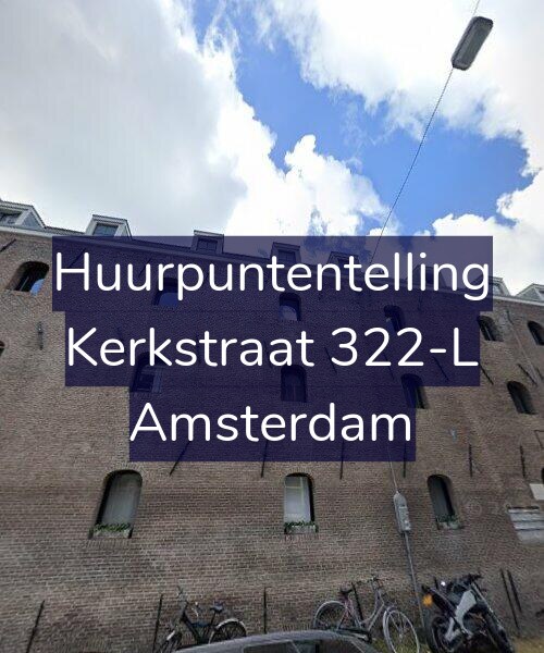 Foto gevel Huurpuntentelling voor Kerkstraat 322-L, Amsterdam