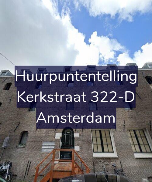 Foto gevel Huurpuntentelling voor Kerkstraat 322-D, Amsterdam