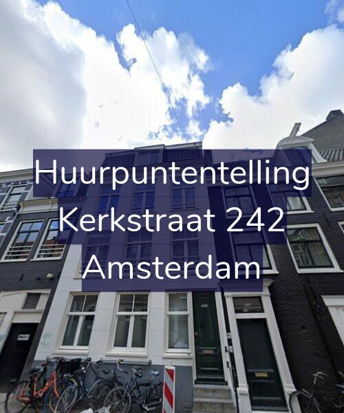 Foto gevel Huurpuntentelling voor Kerkstraat 242, Amsterdam
