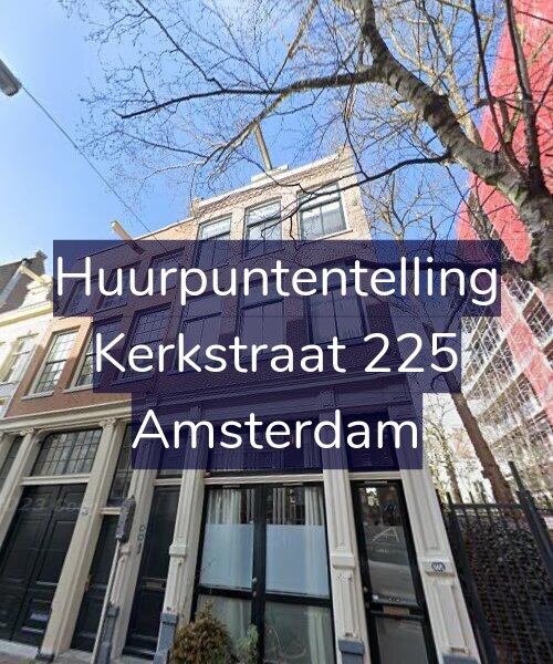 Foto gevel Huurpuntentelling voor Kerkstraat 225, Amsterdam